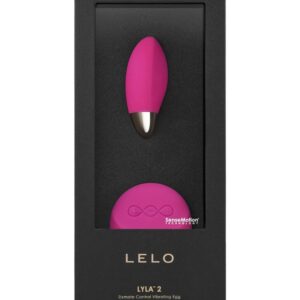 LELO Lyla 2 Insignia — Vibrating Egg, Remote Control, Fuchsia — Remote Control Vibrators — view 2