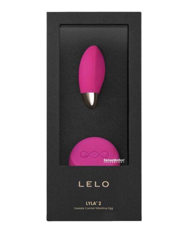 LELO Lyla 2 Insignia — Vibrating Egg, Remote Control, Fuchsia — Remote Control Vibrators — view 2