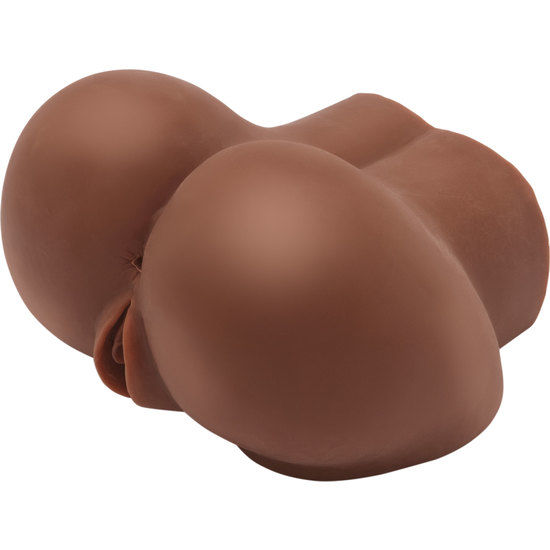 Act Big Ass — Vibrating Masturbator, Waterproof, Brown — Manual Strokers