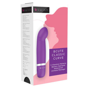 B Swish Bcute Classic Curve — Mini Vibrator, Silicone, Lilac — Clitoral Stimulators — view 2