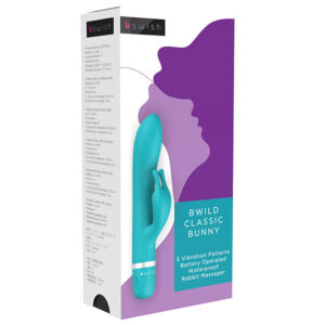 B Swish Bwild Classic Bunny — Rabbit Vibrator, Waterproof, Jade — Clitoral Stimulators — view 2