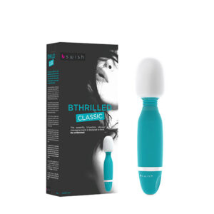B Swish Bthrilled Classic — Wand Massager, Silicone, Jade — Clitoral Stimulators — view 2