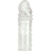 CalExotics Adonis — Penis Extension Sleeve, Silicone, Clear — Penis Accessories