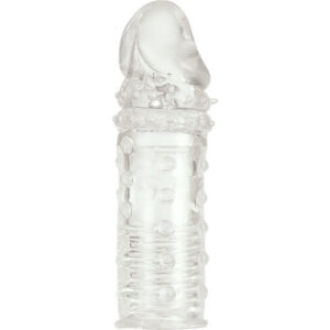 CalExotics Adonis — Penis Extension Sleeve, Silicone, Clear — Penis Accessories