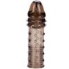 CalExotics Adonis — Penis Extension Sleeve, Silicone, Black — Penis Accessories
