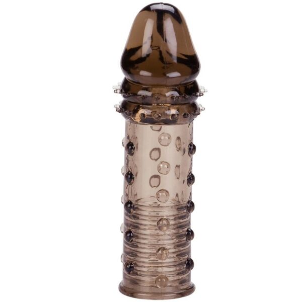 CalExotics Adonis — Penis Extension Sleeve, Silicone, Black — Penis Accessories