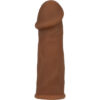 CalExotics Futurotic — Penis Extension Sleeve, Brown — Penis Accessories