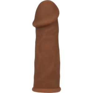 CalExotics Futurotic — Penis Extension Sleeve, Brown — Penis Accessories