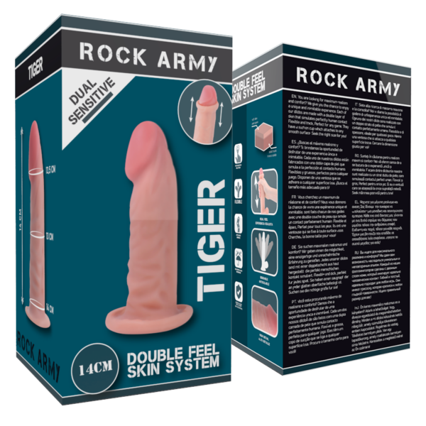 Rockarmy Tiger — Realistic Dildo, Dual Density, 14 cm — Dildos — view 9