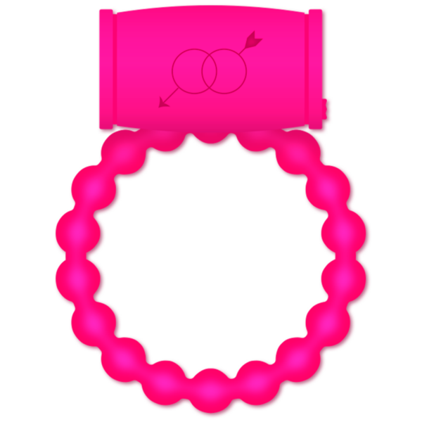 Casual Love 25 — Vibrating Cock Ring, Silicone, Pink — Cock Rings