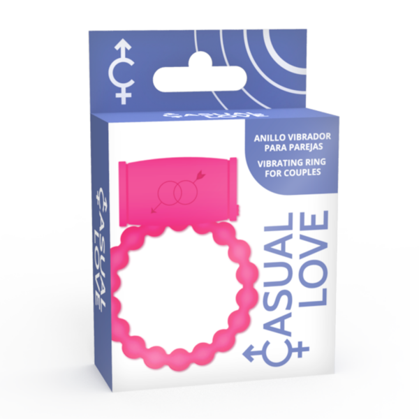 Casual Love 25 — Vibrating Cock Ring, Silicone, Pink — Cock Rings — view 2