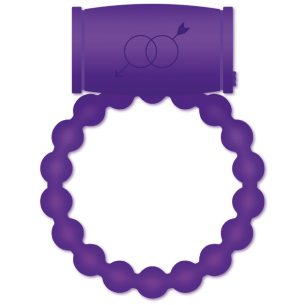 Casual Love 25 — Vibrating Cock Ring, Silicone, Violet — Cock Rings