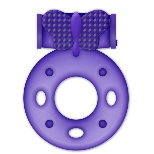 Casual Love 32 — Vibrating Cock Ring, Purple — Cock Rings