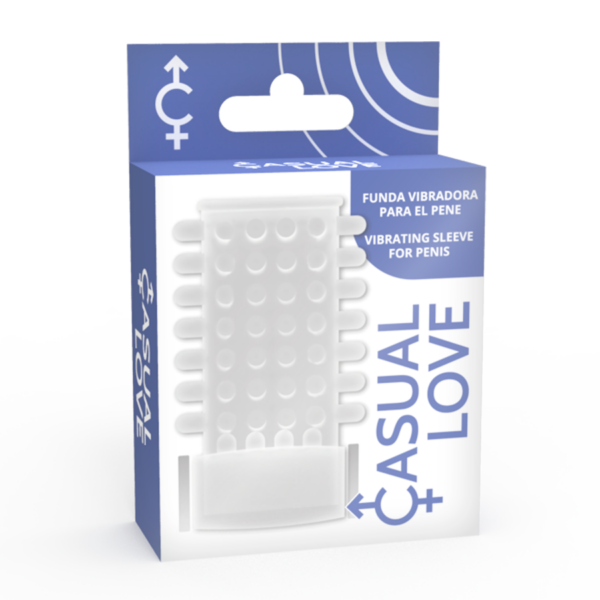 Casual Love — Vibrating Penis Sleeve, Transparent — Girth Sleeves — view 5
