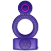 Casual Love Double Pleasure — Vibrating Cock Ring, Purple — Cock Rings