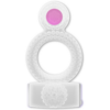 Casual Love Double Pleasure — Vibrating Cock Ring, Transparent — Cock Rings