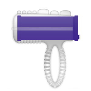 Casual Love Tongue — Finger Vibrator, Purple — Finger Vibrators