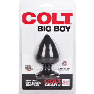 CalExotics Colt Big Boy — Butt Plug, Silicone, 6 cm, Black — Butt Plugs — view 2