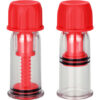 CalExotics Colt Nipple Prosuckers — Nipple Suckers, Red — Nipple Toys