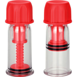 CalExotics Colt Nipple Prosuckers — Nipple Suckers, Red — Nipple Toys