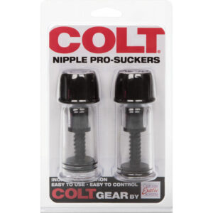CalExotics Colt Nipple Prosuckers — Nipple Suckers, Black — Nipple Toys — view 2