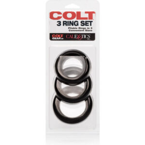 CalExotics Colt — Cock Ring Set, Silicone — Classic Cock Rings — view 3