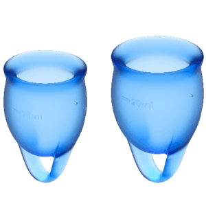 Satisfyer Feel Confident — Menstrual Cup Kit, Silicone — Menstrual Cups