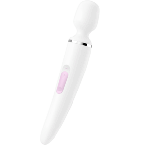 Satisfyer Wander Woman — Wand Vibrator, Waterproof, White — Vibrators