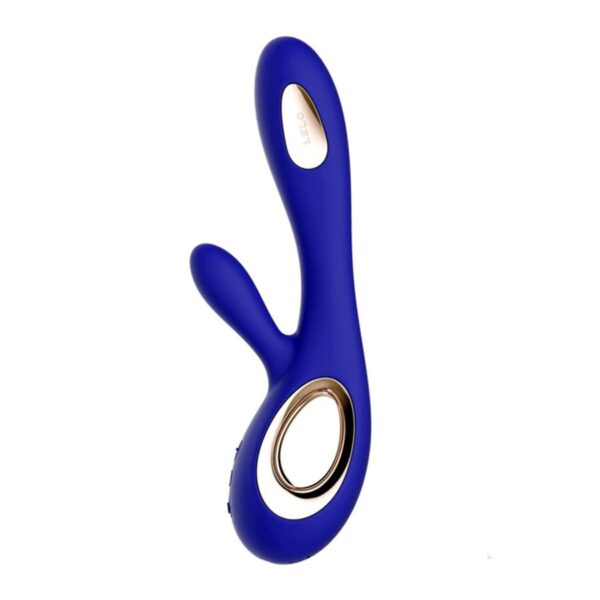 LELO Soraya Wave — Rabbit Vibrator, Rechargeable, Midnight Blue — Hi-Tech Vibrators — view 2