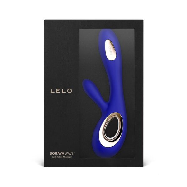 LELO Soraya Wave — Rabbit Vibrator, Rechargeable, Midnight Blue — Hi-Tech Vibrators — view 3
