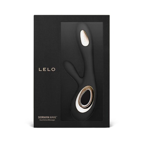 LELO Soraya Wave — Rabbit Vibrator, Rechargeable, Black — Hi-Tech Vibrators — view 4