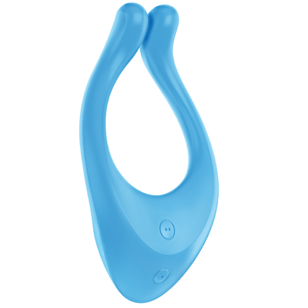 Satisfyer Partner Multifun 1 — Couples Vibrator, Blue — Clitoral Stimulators
