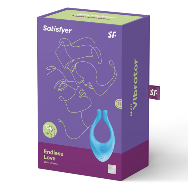 Satisfyer Partner Multifun 1 — Couples Vibrator, Blue — Clitoral Stimulators — view 5
