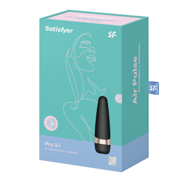 Satisfyer Pro 3 Vibration — Air Pulse Stimulator, Rechargeable — Air Pulse Vibrators — view 2