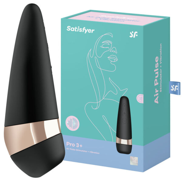 Satisfyer Pro 3 Vibration — Air Pulse Stimulator, Rechargeable — Air Pulse Vibrators — view 3