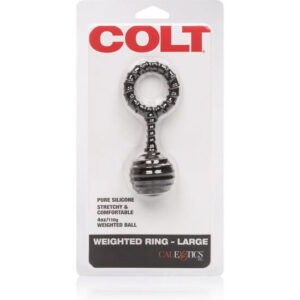 CalExotics Colt Weighted — Cock Ring, Silicone, Large — Classic Cock Rings — view 3