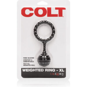 CalExotics Colt Weighted — Cock Ring, Silicone, XL — Classic Cock Rings — view 3
