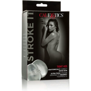 CalExotics Stroke It Ass — Male Masturbator, Clear — Non-Vibrating Masturbators — view 3
