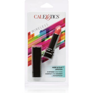 CalExotics Hide and Play — Lipstick Vibrator, Red — Clitoral Stimulators — view 2