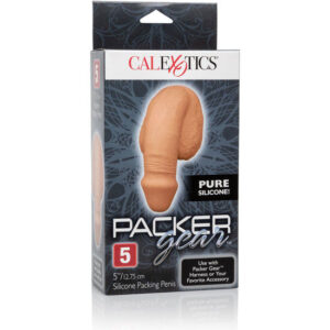 CalExotics Packer Gear — Packer, Silicone, Caramel — Dildos — view 3