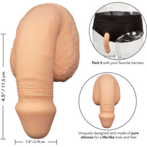 CalExotics Packer Gear — Packer, Silicone, Flesh — Dildos — view 3