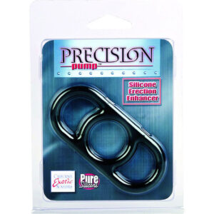 CalExotics Precision Pump — Cock Ring, Silicone, Black — Classic Cock Rings — view 2