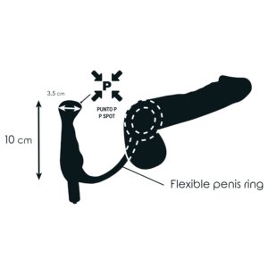 Addicted Toys — Prostate Vibrator, Cock Ring — Anal — view 2