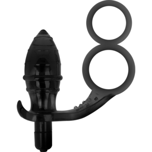 Addicted Toys Double — Vibrating Butt Plug, Cock Ring — Anal — view 3