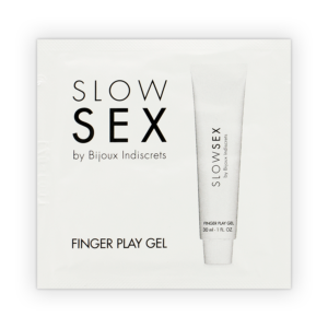 Bijoux Slow Sex Finger Play Single Dose — Massage Gel — Edible Massage Oils