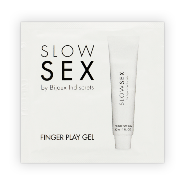 Bijoux Slow Sex Finger Play Single Dose — Massage Gel — Edible Massage Oils