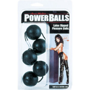 CalExotics Anal Power Balls — Anal Beads, Black — view 2
