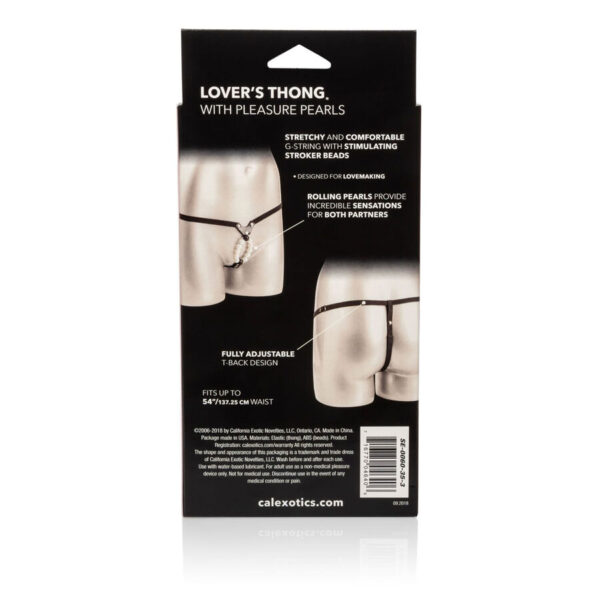 CalExotics Lovers — Thong, Pleasure Pearls — Clitoral Stimulators — view 2