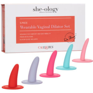 CalExotics She-ology 5-Piece — Vaginal Dilator Set, Silicone — Anal & Vaginal Dilators