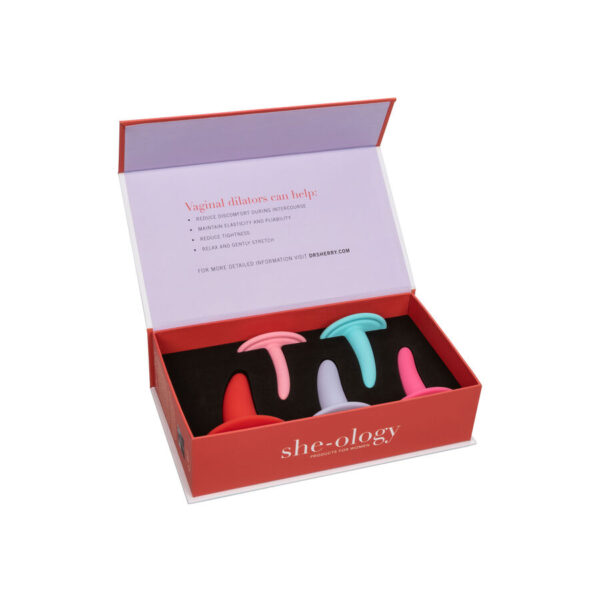 CalExotics She-ology 5-Piece — Vaginal Dilator Set, Silicone — Anal & Vaginal Dilators — view 4